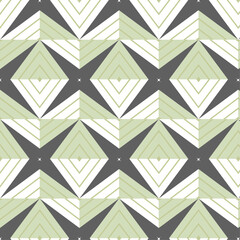 Intricate Geometric Diamond Pattern Featuring Layered Triangles and Offset Grid