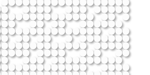White tiles wall. round marble textures, ball tiles. Top view pavement circle block white texture with seamless patterns floor background. Air Bubble wrap texture background. Textured Background.
