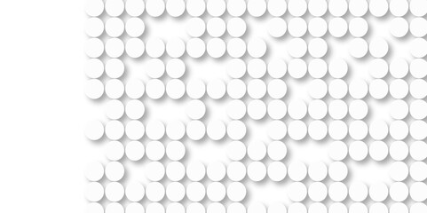 White tiles wall. round marble textures, ball tiles. Top view pavement circle block white texture with seamless patterns floor background. Air Bubble wrap texture background. Textured Background.