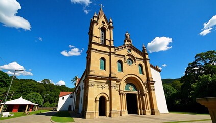 Image depicting Nossa Senhora da Conceio Mother Church located in Conceio de Ibitipoca Brazil