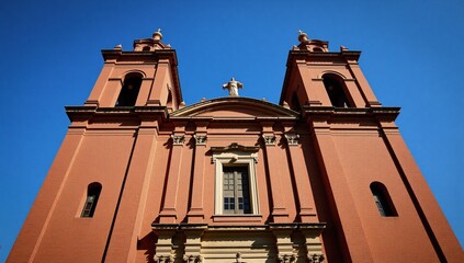 A digital illustration depicting Alessanos Mother Church in Puglia Italy