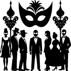 vector illustration of a man and woman