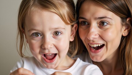 Ok Mom surprises with wide-open mouth as daughter shares exciting secret