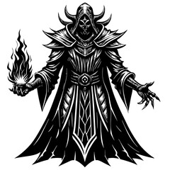 vector illustration of an angel