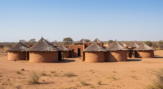 African Village Architecture Traditional Buildings and Structures Download