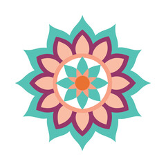 mandala vector art illustration