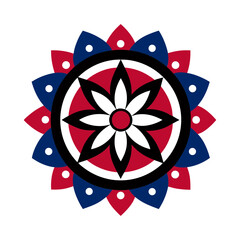 mandala vector art illustration