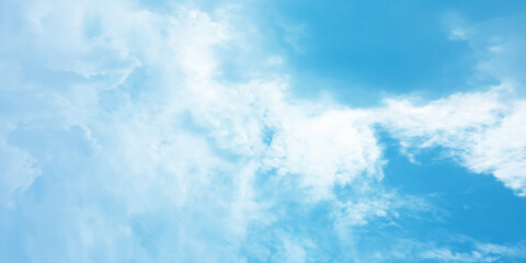 Blue clouds, sky storm, splashed air, bright daylight, natural, vast, dramatic, stormy rain, outdoor panoramic of white sun rays, beautiful puffy cloudscape wallpaper 