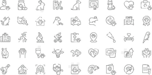 Hand-drawn arrow icon set. A collection of curved