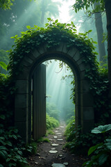 Obraz premium doorway to the castle
