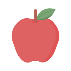Vector Illustration of Red Apple 