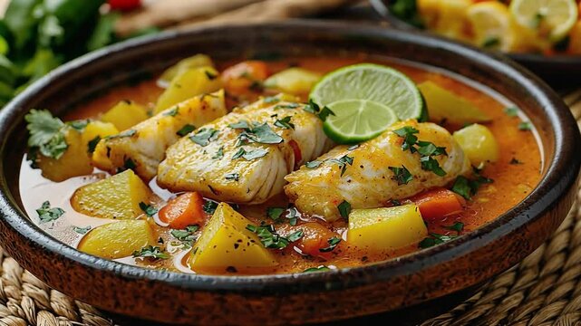 caldo de pescado mexican food video