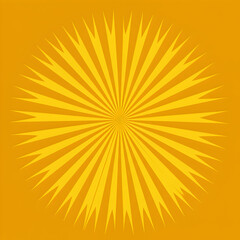Vibrant Sunburst: Golden Radiance Abstract Background for Design Projects