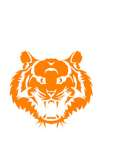 tigre gueule ouverte feroce mechant