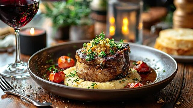 osso buco with gremolata italian cuisine video