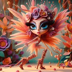 "Hadas de Arcilla: Magia Modelada a Mano"
