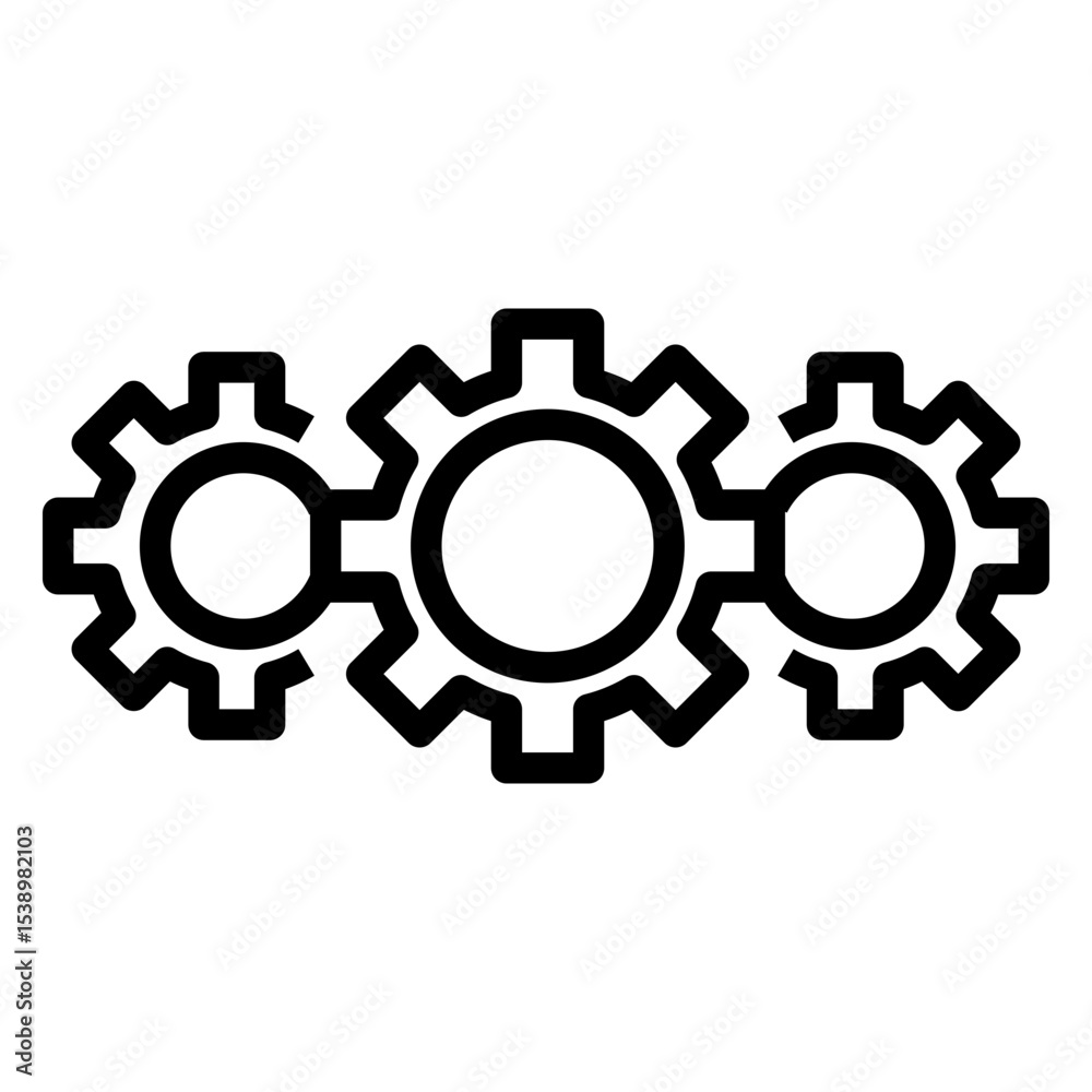 Poster automation vector icon
 