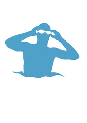 natation plonger lunette