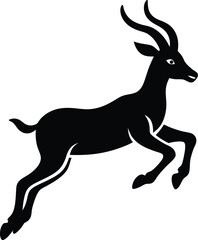 silhouette of a deer