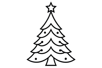 christmas-tree-isolated-on-white--.eps