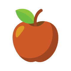 Wood apple cracked fruit with pulp Vector illustration on white background