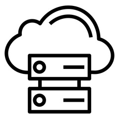 cloudbased vector icon