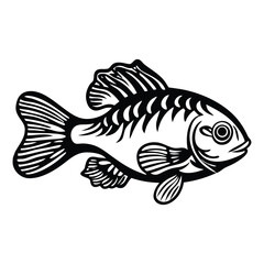 Underwater ocean animals vector posters set. Minimalist retro sea print designs with fishes, whale, dolphins, seaweeds, corals illustrations