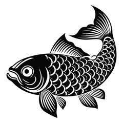 Tropical fish vector cartoon icon. Isolated cartoon icon aquarium animals .Vector illustration tropical fish on white background.