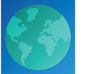 A Simple Representation Of Earth Vector Image