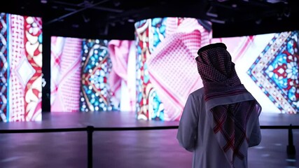 Immersive Digital Art Exhibit in Saudi Arabia