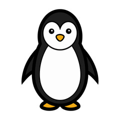 Obraz premium vector illustration of a penguin bird