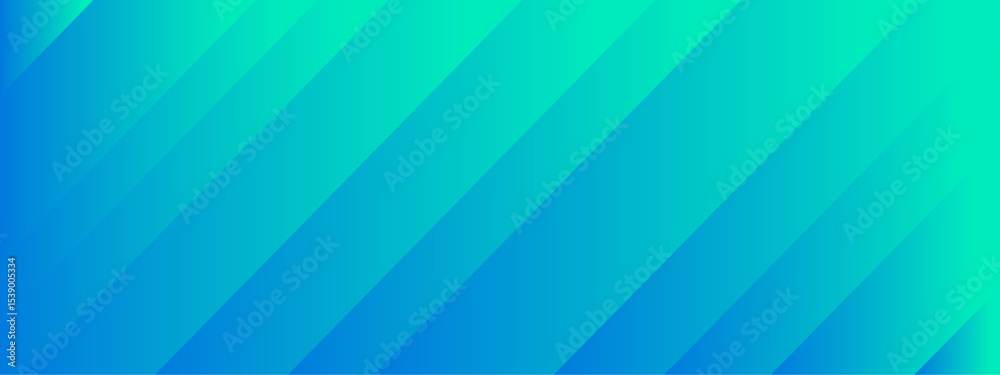 Aufkleber Abstract background diagonal design  stripes with a smooth gradient with bright teal to vivid blue. Diagonal direction, giving a sense of energy and motion. Modern, dynamic, vibrant.