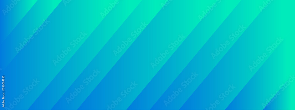 Poster Abstract background diagonal design  stripes with a smooth gradient with bright teal to vivid blue. Diagonal direction, giving a sense of energy and motion. Modern, dynamic, vibrant.