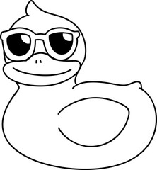 illustration rubber duck