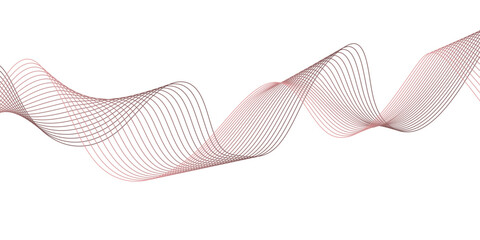 abstract colourful wave line background on white background.	