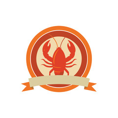 lobster vector illustration on a transparent background