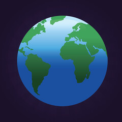 A Simple Representation Of Earth Vector Image