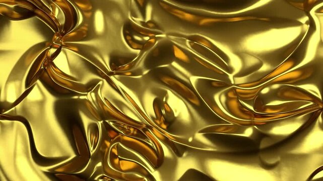 Animated gold liquid background