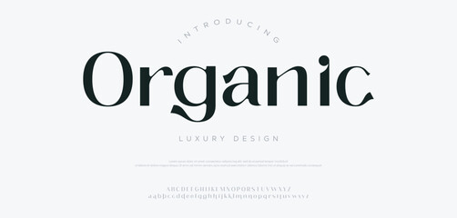 Organic Modern minimal abstract alphabet fonts. Typography technology, electronic, movie, digital, music, future, logo creative font.  © Bn Designs