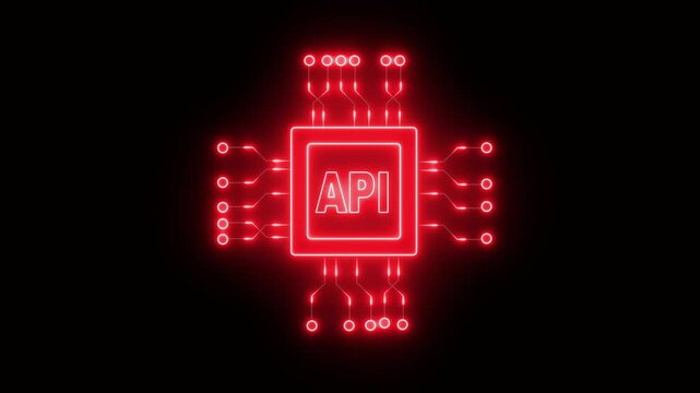 Apl hacker holding a glowing red chip symbolizing artificial intelligence in cybercrime, darkweb, and digital technology threat for cybersecurity and malware protection on black background.