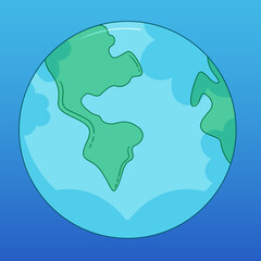 A Simple Representation Of Earth Vector Image