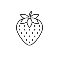 Fresh Red Strawberry Vector Illustration – Whole & Sliced