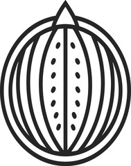 watermelon-outline-vector-icon-on-white-background.eps