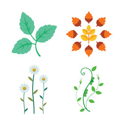 Delicate Watercolor Leafy Vines Pattern Design Element for Creative Projects