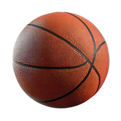 Fototapeta premium Basketbal isolated on transparent most popular basketball png isolated on transparent