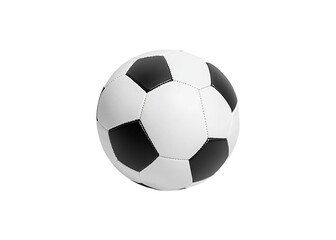 Fototapeta premium Soccer ball, white background, isolated product photography, professional studio isolated on a transparent background in PNG format.