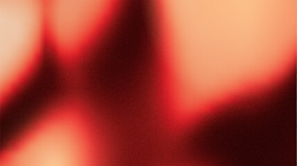 Red noise background with gradient texture and black grainy abstract pattern. Dark paper color with grunge light overlay and retro graphic design. Glow wave effect with moody foil.