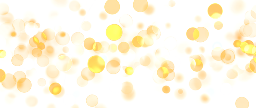 Vector gold sparkle, dust, Bokeh, glitter particles background effect. Glowing light effect with glitter on transparent background