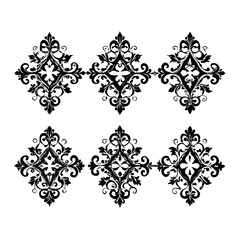 Laurel Wreath Silhouette Set | Black Vector Leaf Awards Icons | Classic Victory Branch Clipart for Logos, Certificates, Badges, and Graphic Design