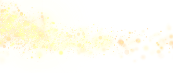 Vector gold sparkle, dust, Bokeh, glitter particles background effect. Glowing light effect with glitter on transparent background